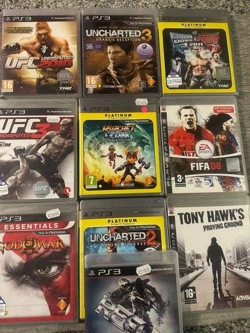 Games 10 X PLAYSTATION 3 GAMES was sold for R200.00 on 24 May at 23